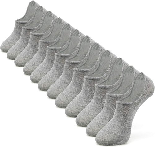 IDEGG No Show Socks - Anti-Slip Low Cut Ankle Socks for Men & Women | Comfortable Invisible Liner