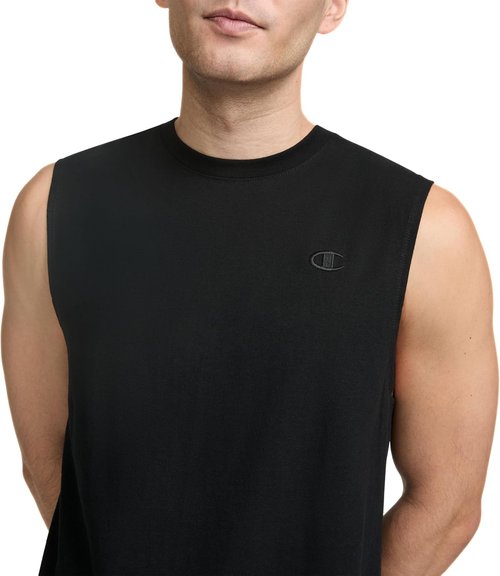 Champion Men's Muscle Tank - Classic Graphic Sleeveless Tee for Men | Regular & Big & Tall Sizes