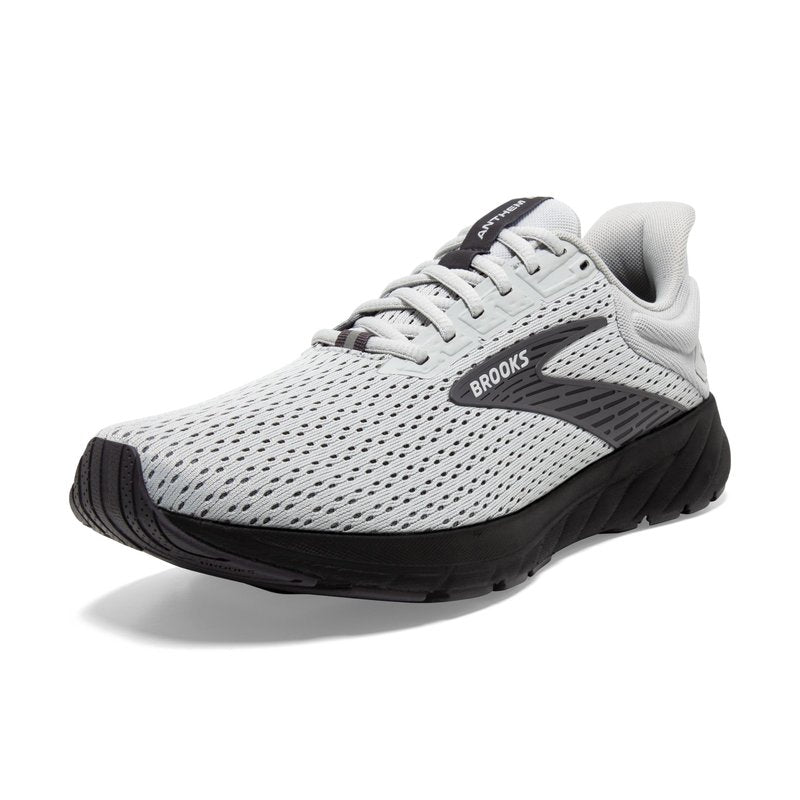 Brooks Men’s Anthem 6 Neutral Running Shoe - Grey/Blackened Pearl/Grey - 9 Medium