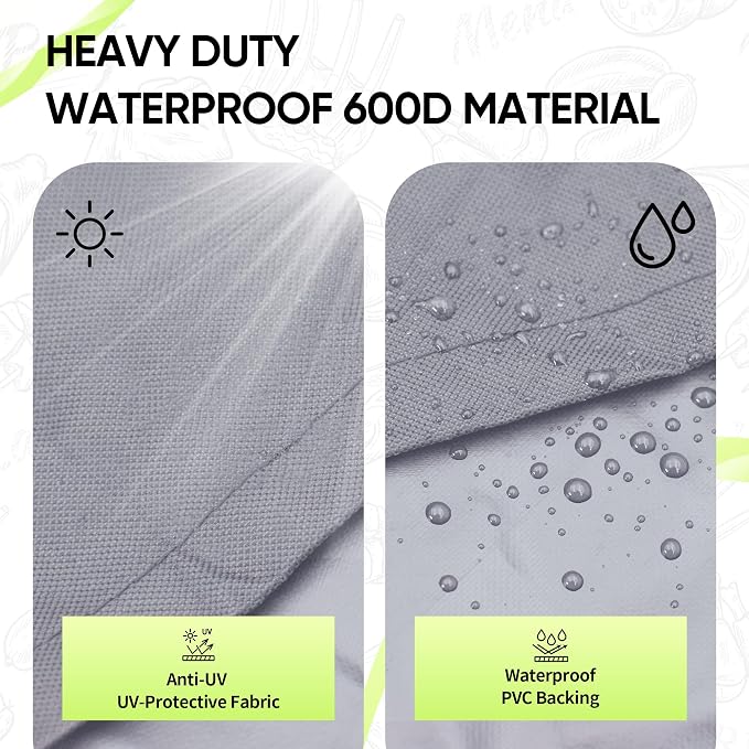 NEXCOVER Heavy Duty BBQ Grill Cover - 30 Inch, Waterproof, Fade Resistant, Rip Resistant for Weber, Brinkmann, Char Broil, Holland, Jenn Air