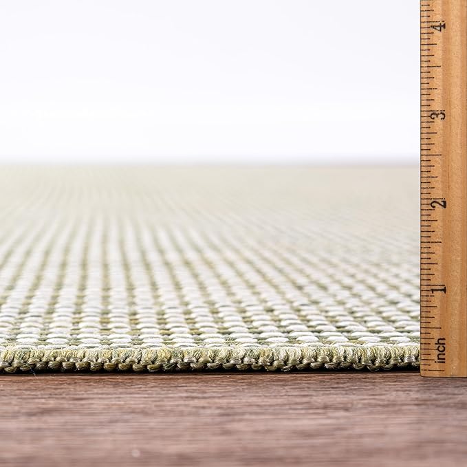 Keen Home Design Terrace Outdoor Runner Rug - 2x8 Washable Indoor/Outdoor Rug for Patio, Kitchen, Balcony, Beach, Garden, Deck and Porch, Size: 2'2"x7'7"