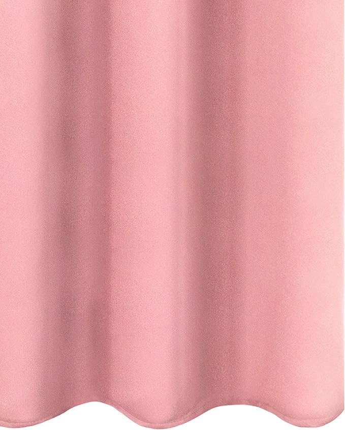 LEMOMO Pink Thermal Blackout Curtains/38 x 54 Inch/Set of 2 Panels Room