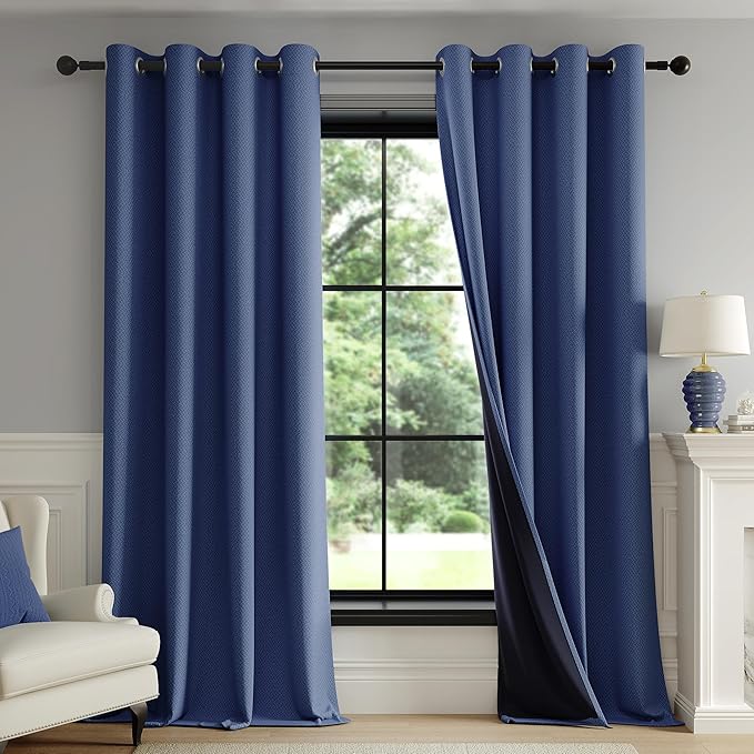 FMFUNCTEX 100% Blackout Curtains