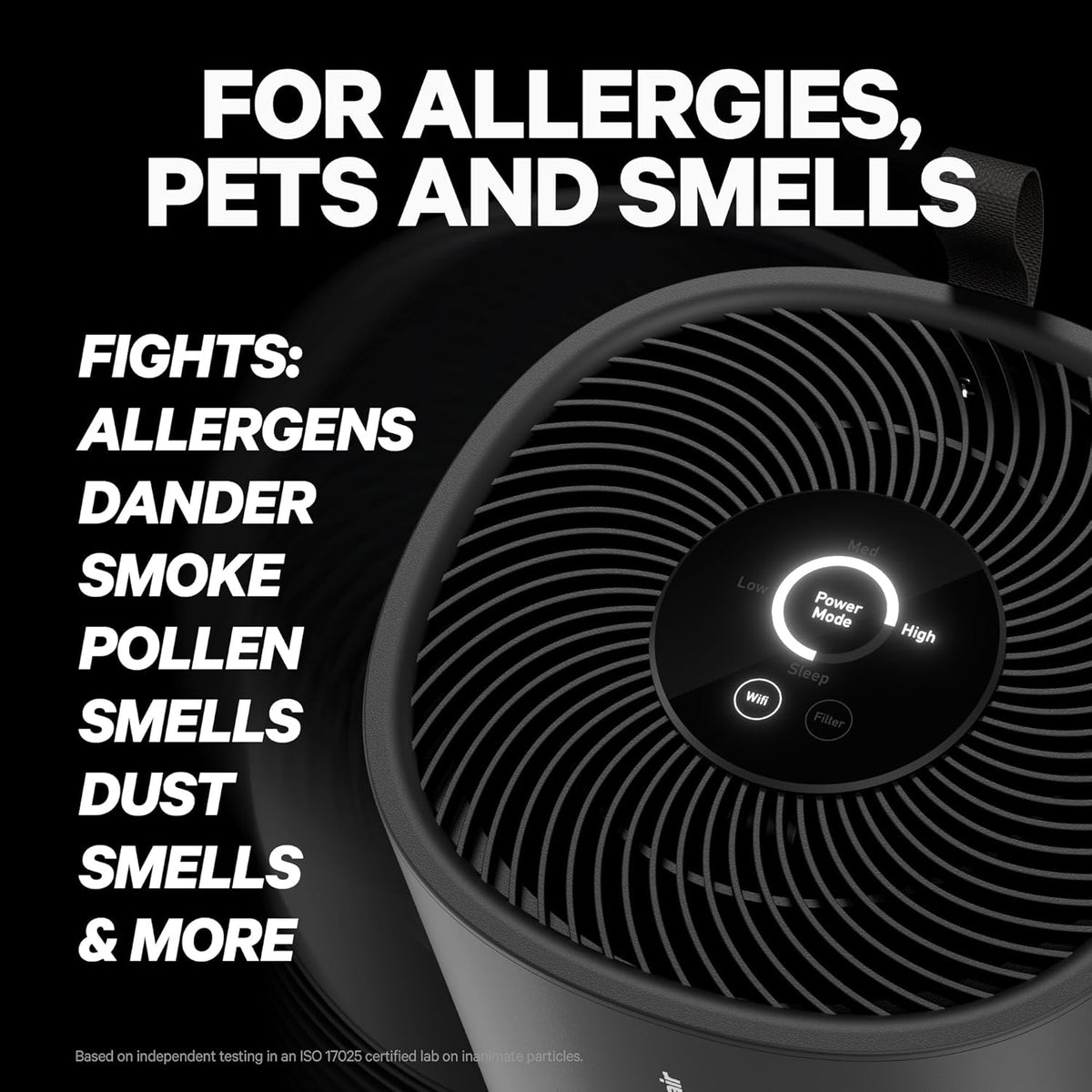 PuroAir 130i Smart Air Purifier for Home Large Rooms - Covers Up To 600 Sq Ft - Filters Up To 99.9% of Pollutants, Smoke, Pollen, Dust - Quiet Air Filter - Air Purifiers for Bedroom