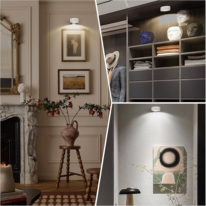 3-Pack Battery Operated Picture Lights Magnetic Painting Light