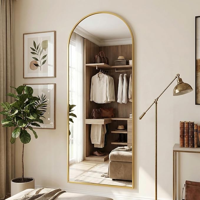 Suidia 56"x15" Arched Full Length Mirror