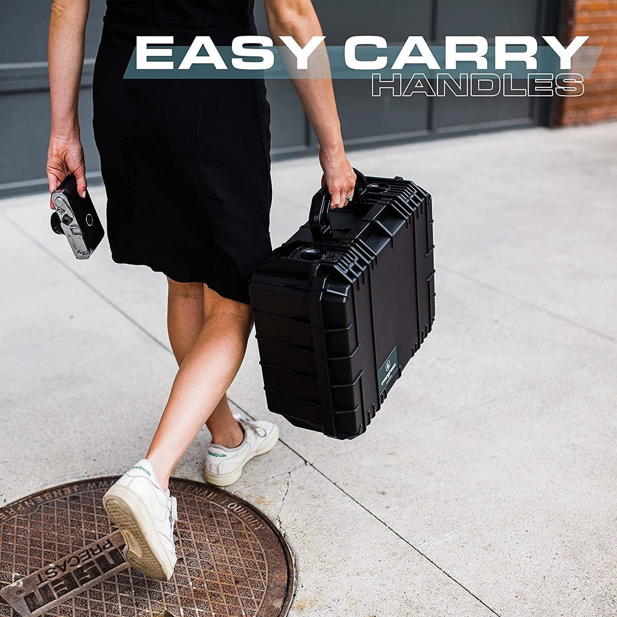 Seahorse 630 Heavy Duty TSA Approved Pistol Case - Waterproof for 4 Firearms & 12 Magazines