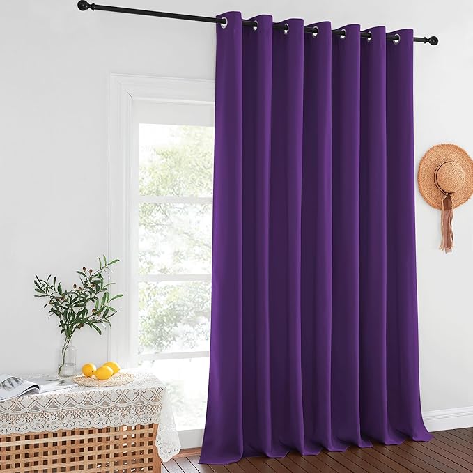 NICETOWN Royal Purple Blackout Curtains