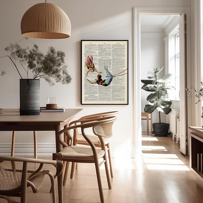 Poster Master Dictionary Art Poster - Acrobat Print - Circus Art - Entertainment Art - Gift for Men, Women & Performer - Chic Decor for Living Room, Bedroom, Dorm or Office - 16x20 UNFRAMED Wall Art