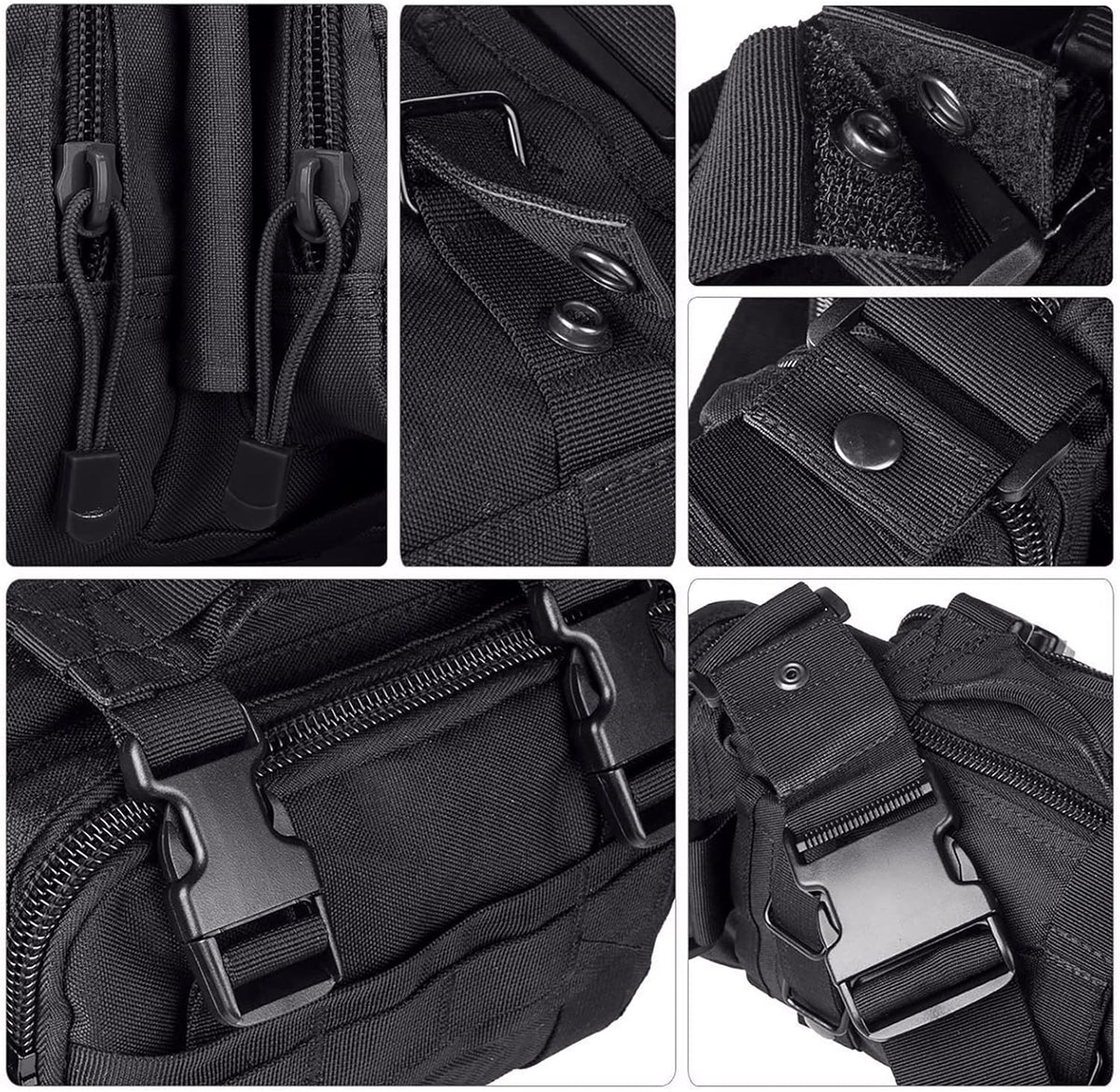 Tactical Waist Pack - G4Free Small Fanny Sling Bag with Hand Carry Handle