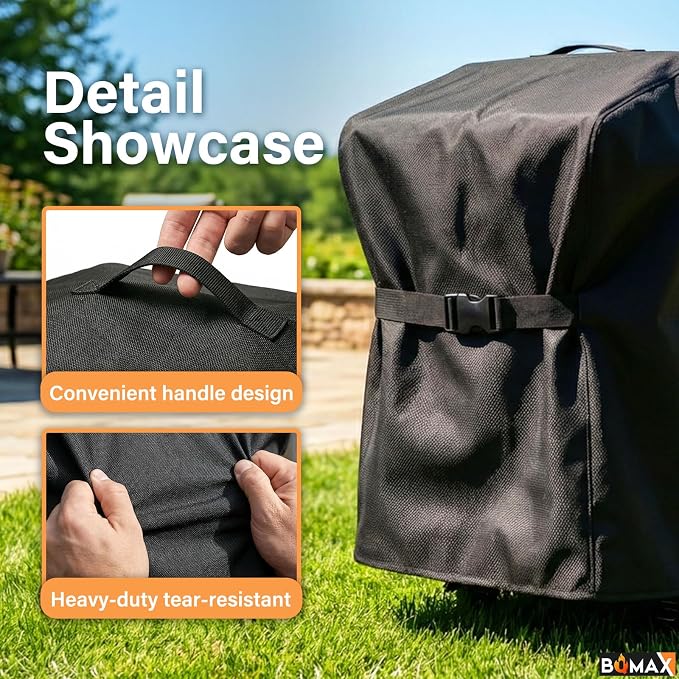 Griddle Cover for Blackstone 28 inch Griddle with Hood Double Shelf, 5483 Grill Cover for 1883 1785 1924 2086 2146 2147, Heavy Duty Waterproof 600D Polyester Flat Grill Griddle Cover