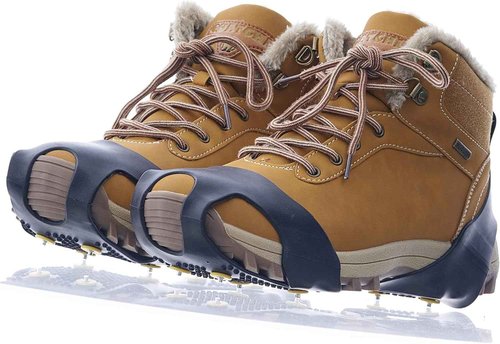 Anti-Slip Traction Cleats for Walking on Snow & Ice - Winter Footwear Grips
