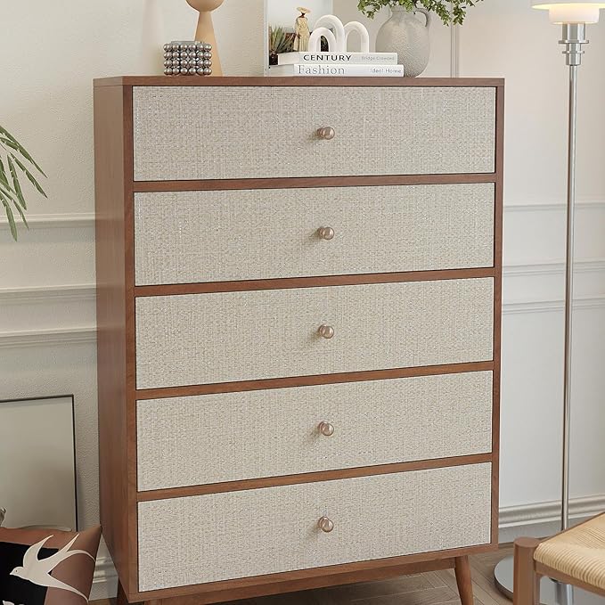 VEELIKE Beige Grasscloth Wallpaper Textured Peel and Stick Grass Cloth Wallpaper