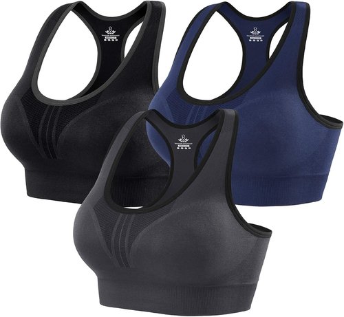 Heathyoga High Impact Sports Bra - Padded Racerback for Women | Ultimate Support & Comfort