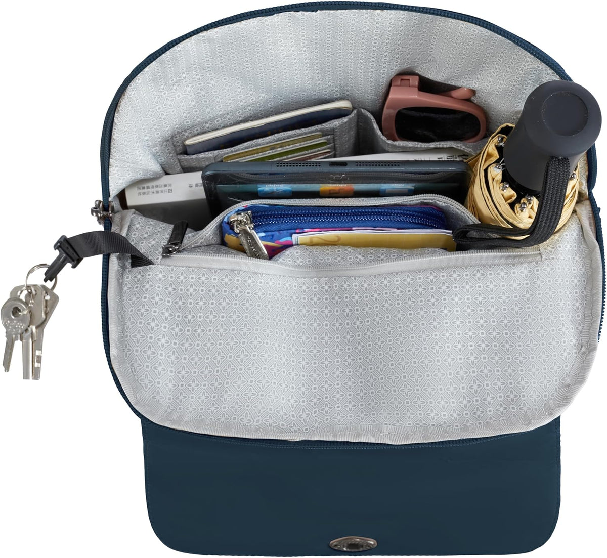 Travelon Anti-Theft Compact Backpack - Secure Design for Travel | Lightweight & Versatile