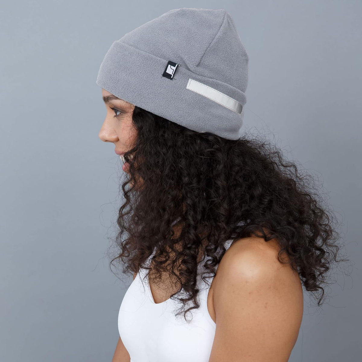 The Hat Depot Fleece Winter Functional Beanie Hat Cold Weather-Reflective Safety for Everyone Performance Stretch