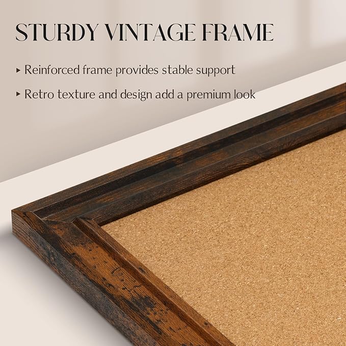 Cork Bulletin Board, Hanging Pin Board