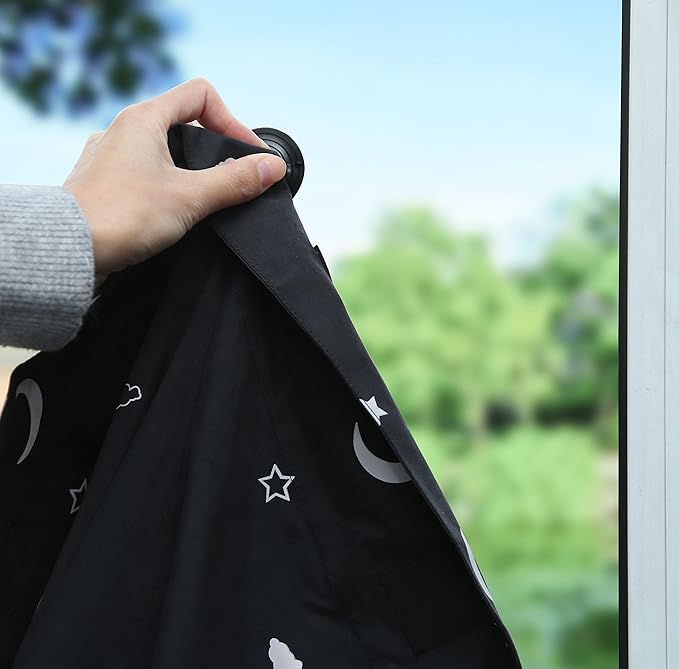 Amazon Basics Portable Room Darkening Blackout Curtain Shade