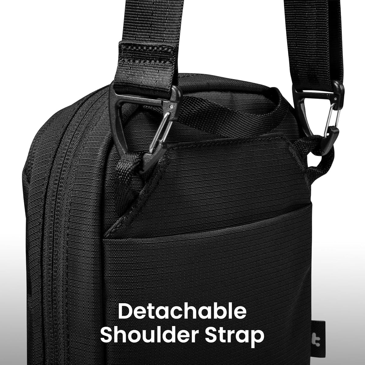 tomtoc Aviator-T37 Travel Sling Bag - RFID Blocking, Anti-Theft Zippers, Holds Passports