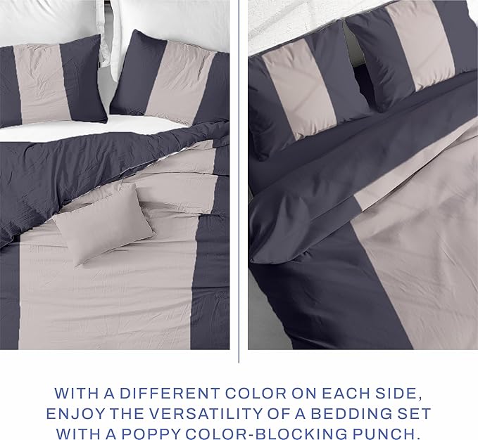 Kotton Culture 3 Pc Twin Size Duvet Cover Set- 100% Egyptian Cotton Sateen 600 TC Ultra Soft Premium Durable Comforter Cover Zipper Closure & Corner Ties (Dashing Grey, Twin/Twin XL 68" X 90")
