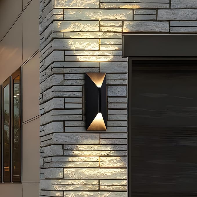 LEONLITE 5CCT Dimmable LED Up Down Wall Light, CRI 90+, IP65 Waterproof
