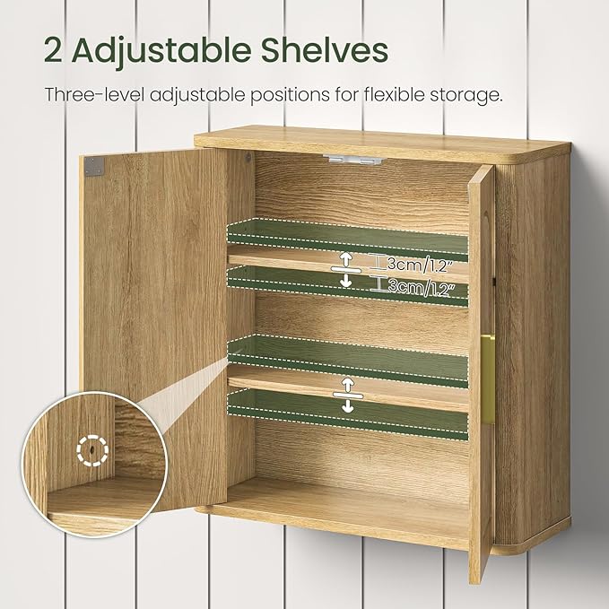 CHOEZON Bathroom Wall Cabinet, Bathroom Storage Cabinet, Medicine Cabinet