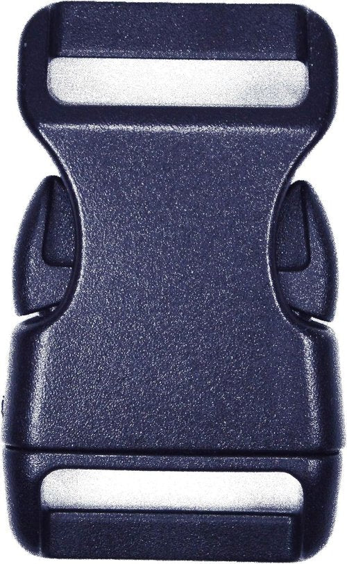 BORED? PARACORD! Contoured Side Release Black Plastic Buckle – Multiple Sizes and Quantity