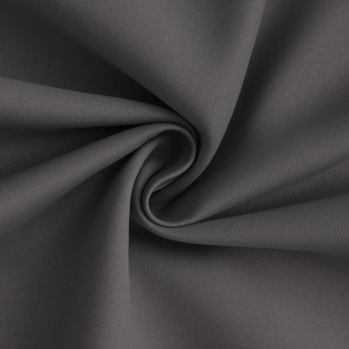 Yakamok 100% Blackout Curtain Panels 63 inches Cold and Light Blocking Drapes