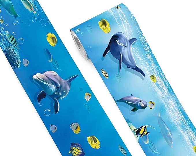 FLFK Peel and Stick Wallpaper Border Wall Decals