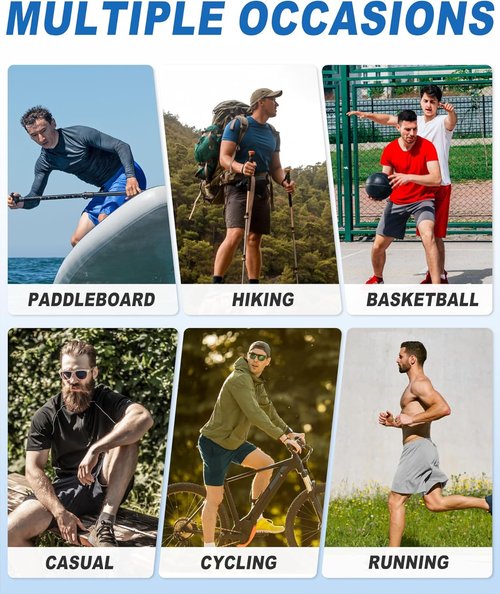BALENNZ Men's Basketball Shorts - 7 Pack with Pockets for Athletic Gym & Running | Quick Dry Activewear
