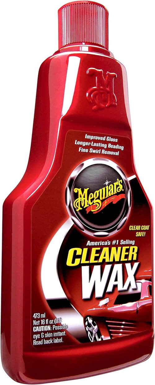 Meguiar’s Cleaner Wax - Liquid Car Wax for DIY Drivers | Cleans, Polishes & Protects - 16 Oz Bottle