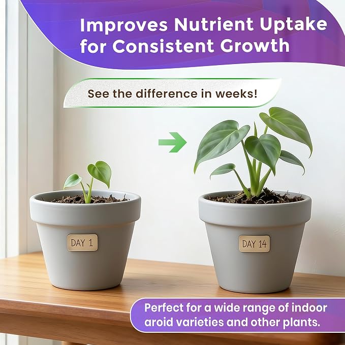 Professional Aroid Soil 8.2 Quarts Ready to Use, Premium Aroid Potting Mix for Indoor Plants, Peat Moss Coco Coir Perlite Dolomite, Well Draining Aroid Plant Soil Made in USA