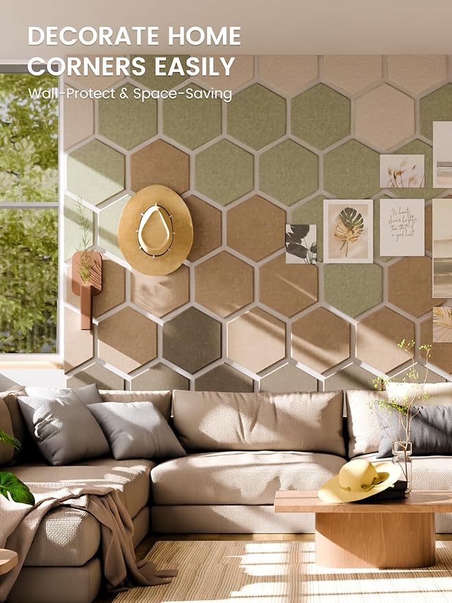 Fluxynara Hexagon Cork Board Alternative