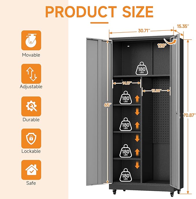 Metal Garage Storage Cabinet