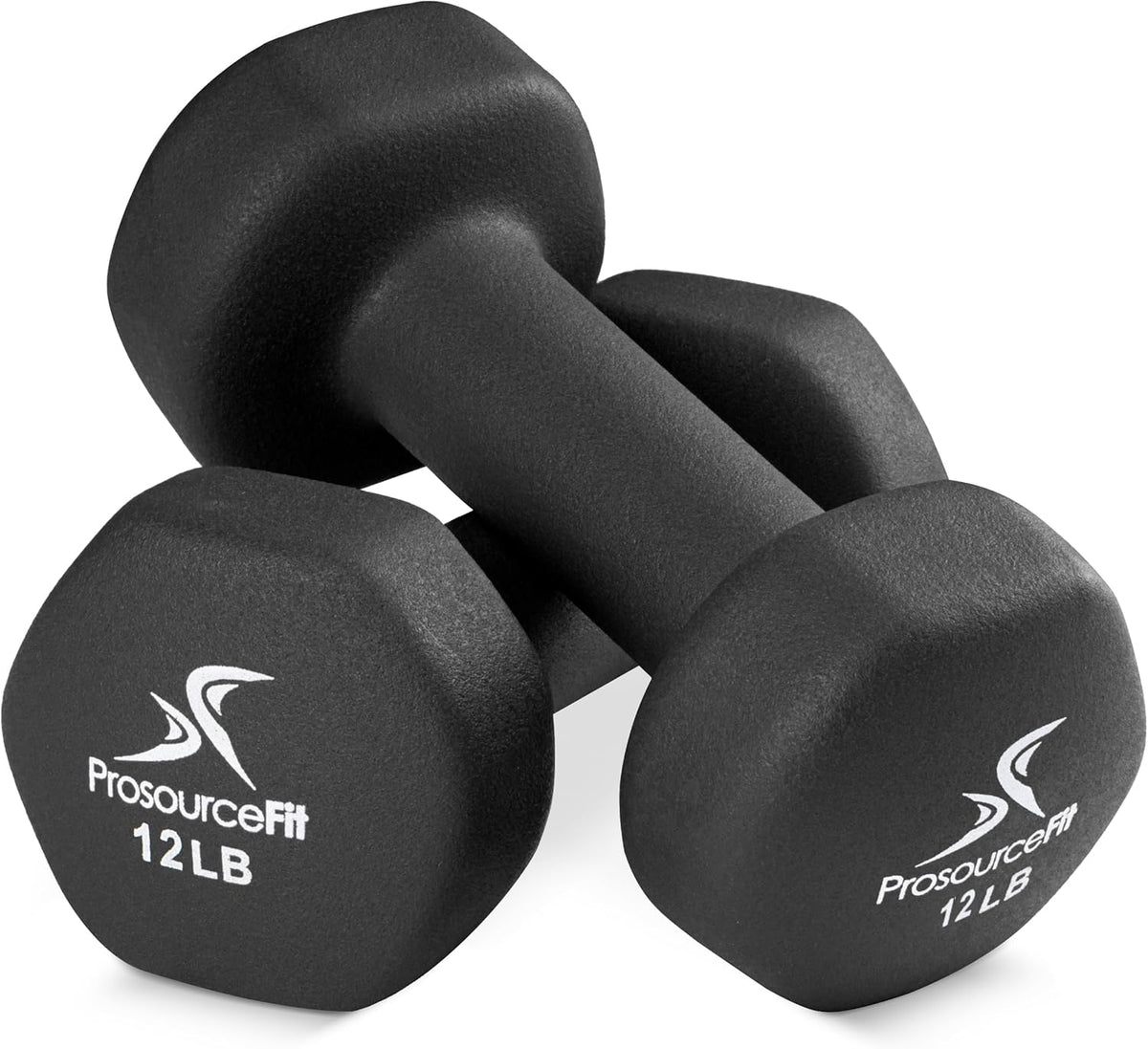 ProsourceFit Neoprene Dumbbells - Non-Slip Grip for Enhanced Comfort | Various Weights Available