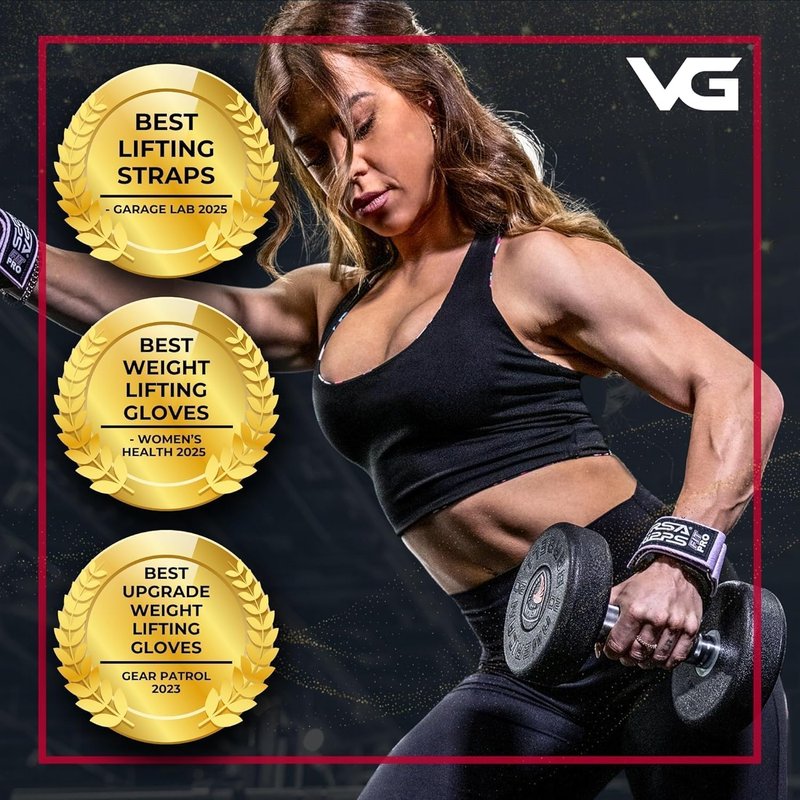 Versa Gripps Pro, Made in USA, Wrist Straps for Weightlifting Alternative, Best Training Accessory, XS, Black