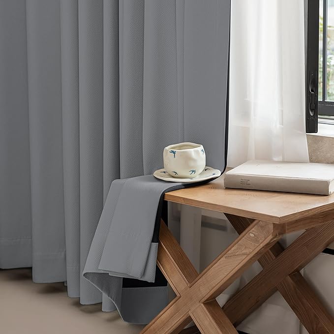 FMFUNCTEX 100% Blackout Curtains
