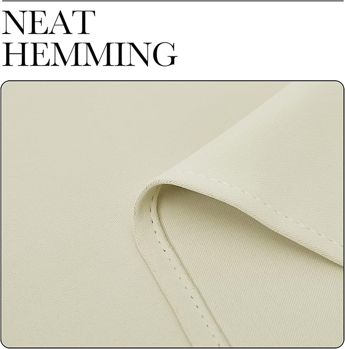 NICETOWN Room Darkening Short Curtain Panels