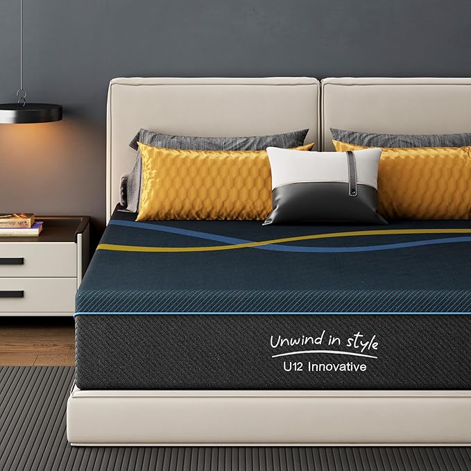 10 Inch Mattress King Size Memory Foam with Removable Cover, Motion Isolation, CertiPUR-US Certified Foam, Mattress in a Box for Spacious Sleep