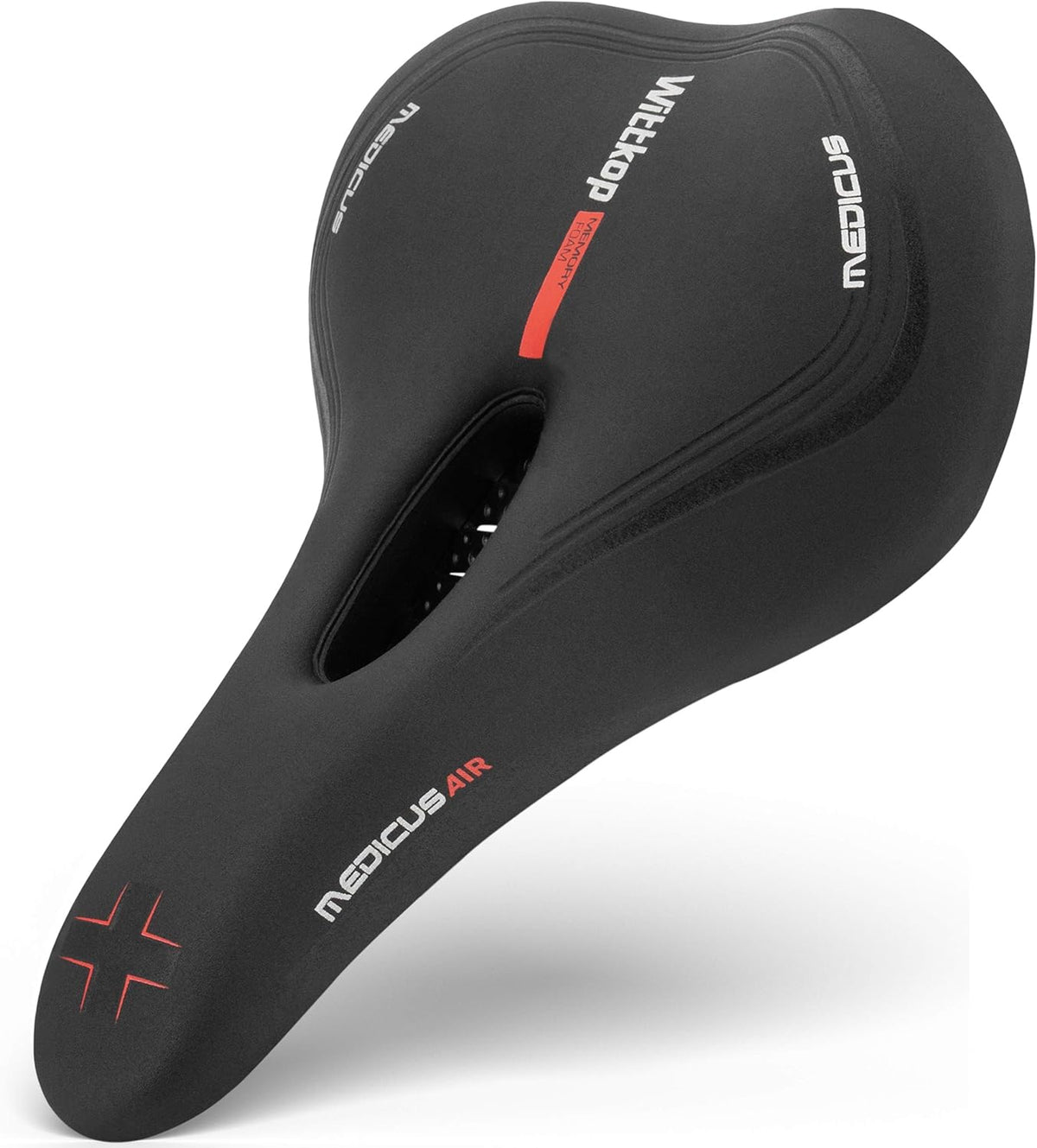 Wittkop Bike Seat - Waterproof Bicycle Saddle with 5-Zone Comfort Design | Ideal for Men, Women, BMX, MTB & Road Riding