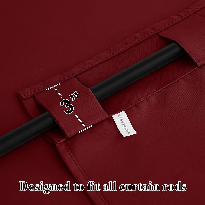 RYB HOME Small Window Curtains