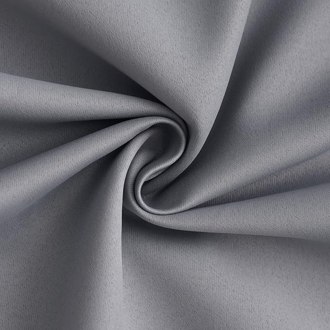 Yakamok 100% Blackout Curtain Panels 96 inches Cold and Light Blocking Drapes
