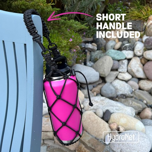 Gearproz HydroNet Carry Bag - Versatile Handle & Shoulder Strap for YETI Rambler & Camelbak Bottles | Ideal for Hiking & Travel