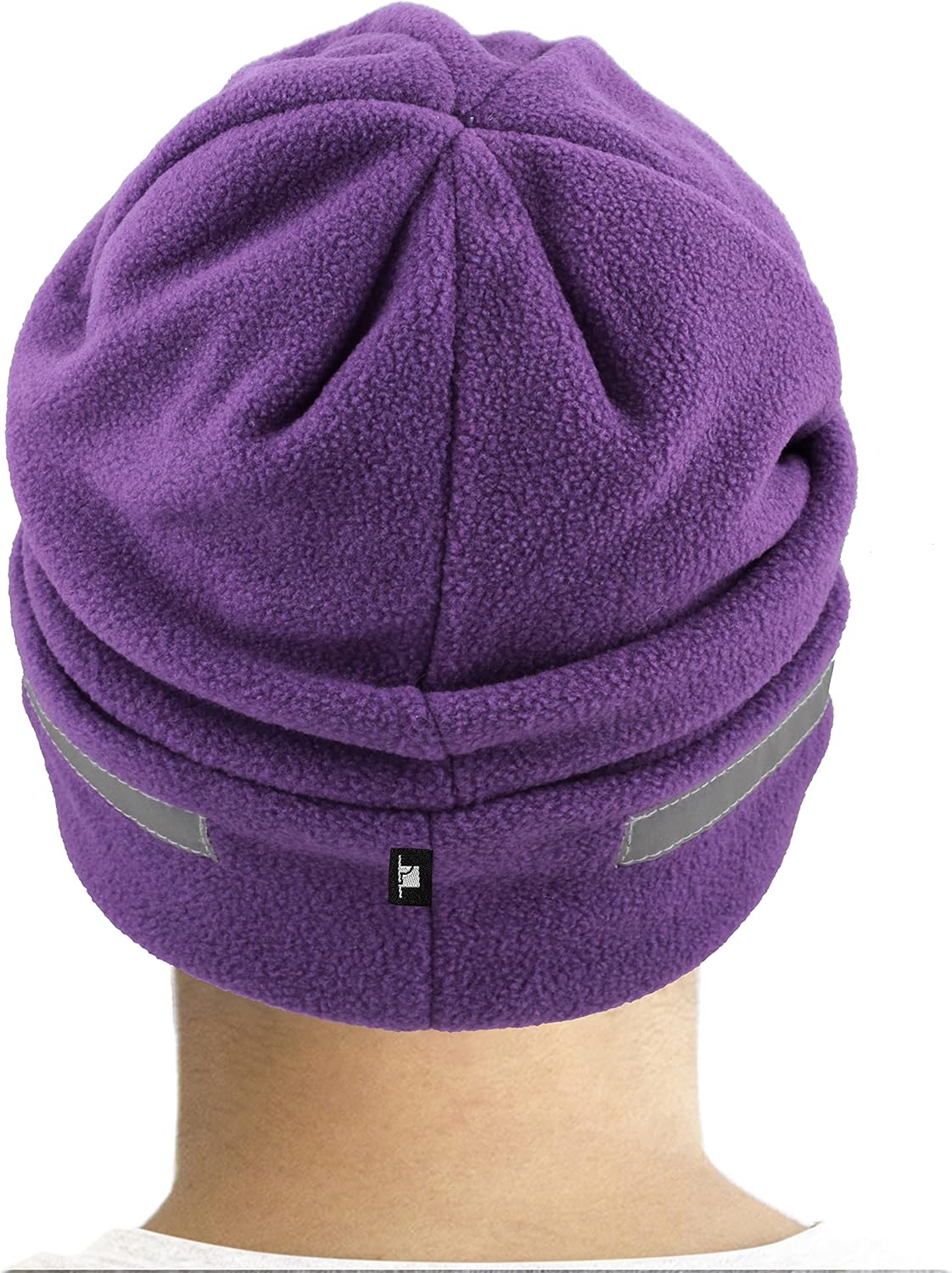 The Hat Depot Fleece Winter Functional Beanie Hat Cold Weather-Reflective Safety for Everyone Performance Stretch