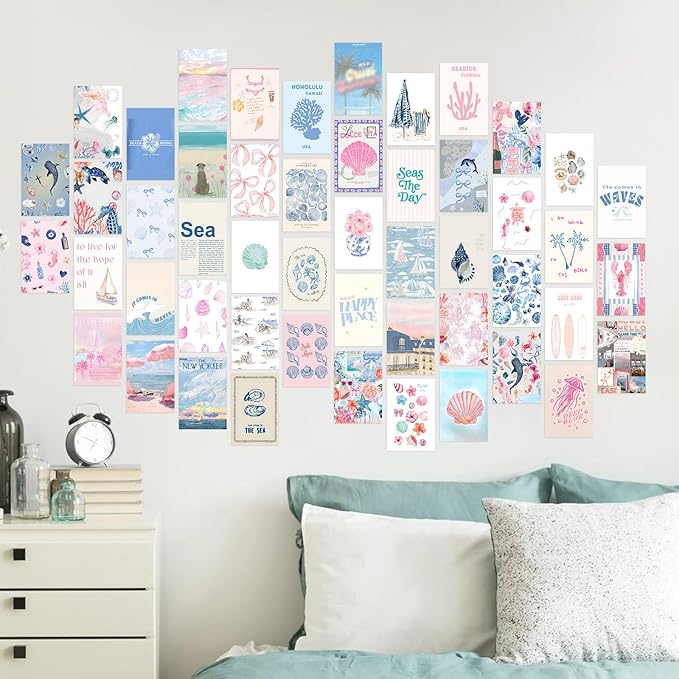KBKBART Coastal Granddaughter Room Decor, Coastal Cowgirl Room Dorm Wall Decor