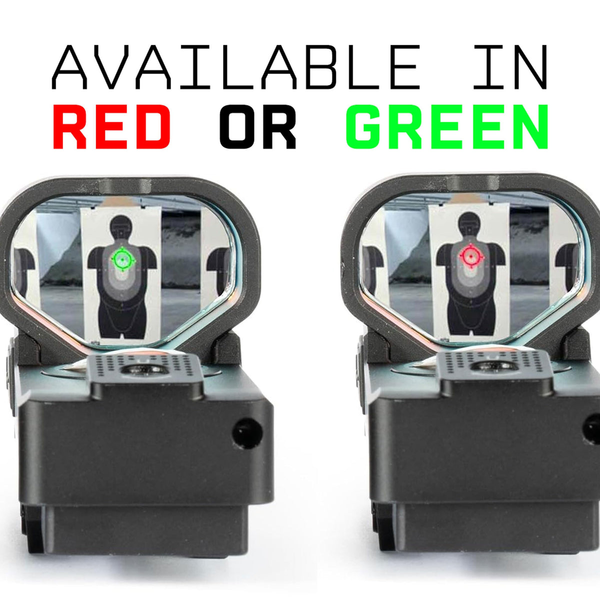 Monstrum Ares V2 Open Reflex Dot Sight for Rifles and Long Guns | with Shake Awake Illumination | Red Dot | A1 Circle Cross Reticle