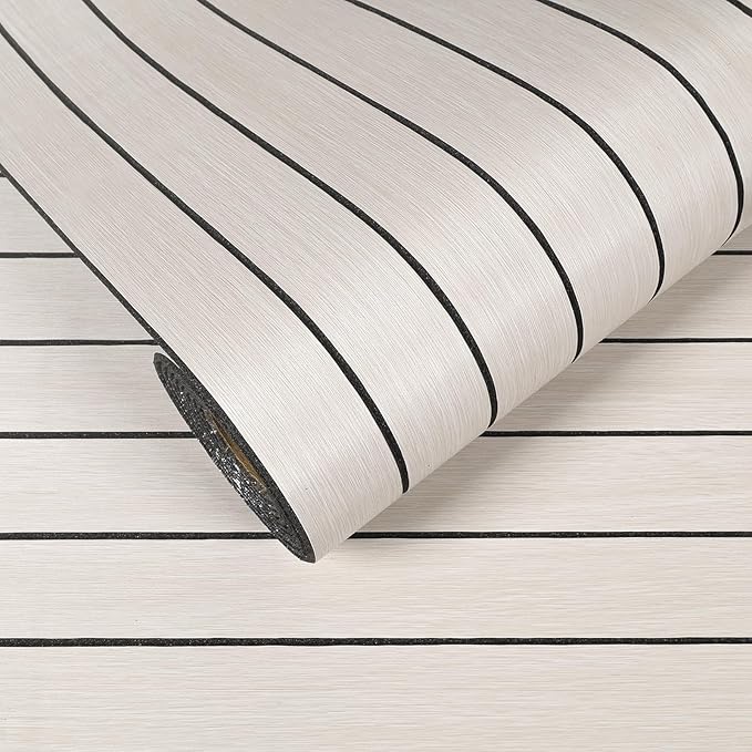 VEELIKE Wide White Oak Wood Slat Wall Panels Peel and Stick 3D Wood Panel
