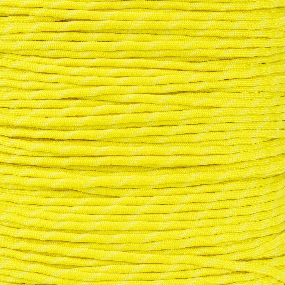 Neon Turquoise Glow in the Dark Paracord - 10 Feet, 100% Nylon with 7 Inner Strands