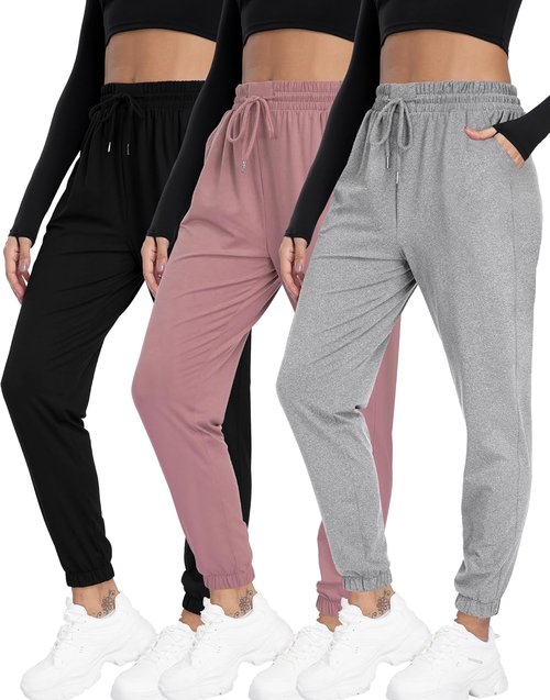 Mgput Women's Joggers - Ultra-Soft, Lightweight Sweatpants with Pockets for Gym & Jogging
