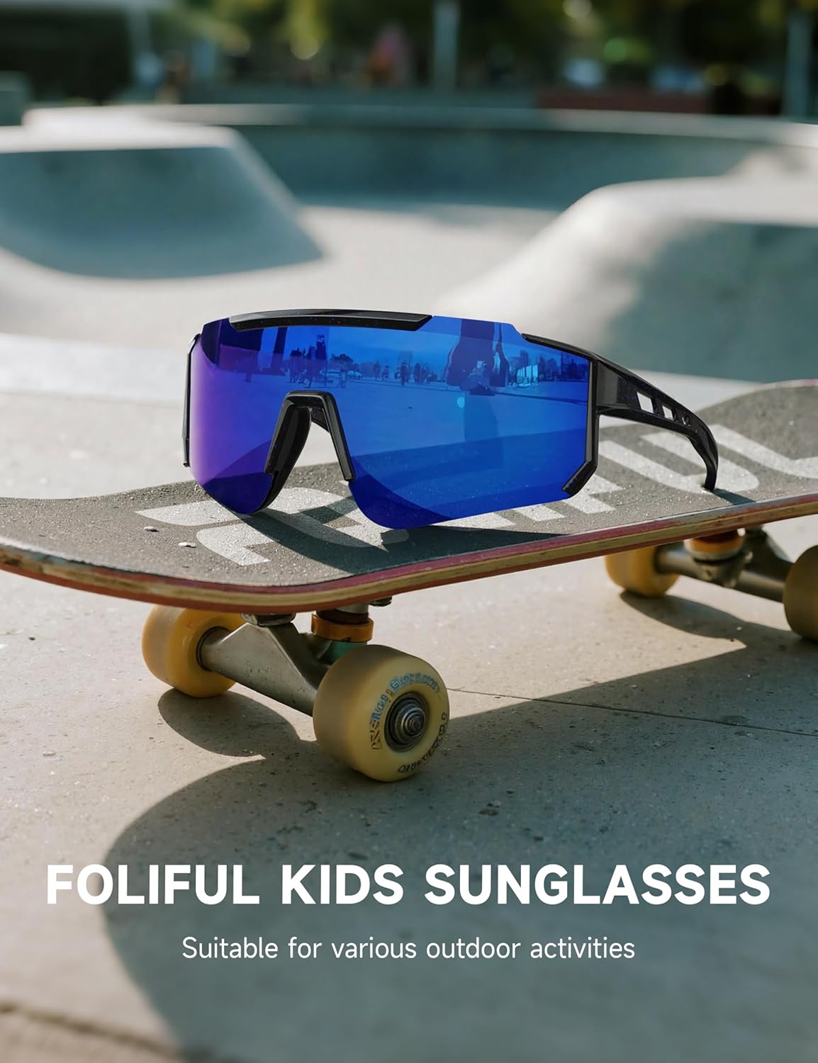 Skiennix Kids Polarized Baseball Sunglasses - UV Protection Sports Eyewear for Ages 3-12 | Boys & Girls